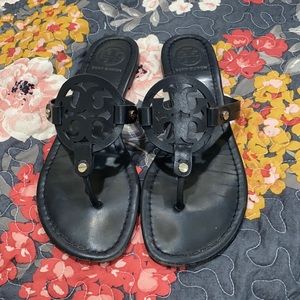 Classic black Tory Burch Miller Sandal